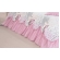 Kit Colcha Cobre leito Belize casal king size 05 pçs rosa