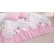 Kit Colcha Cobre leito Belize casal king size 05 pçs rosa