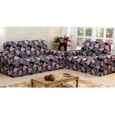 Capa de Sofá Adere Floral Rosa 02 e 03 Lugares