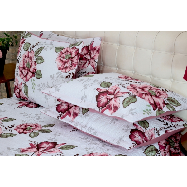 Kit Cobreleito Belize Casal Queen 05 peças Amapola