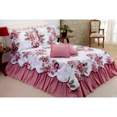 Kit Cobreleito Belize Casal Queen 05 peças Amapola