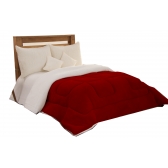 Edredom Coberdrom King Sherpa Pele de Carneiro c/ Soft Vermelho