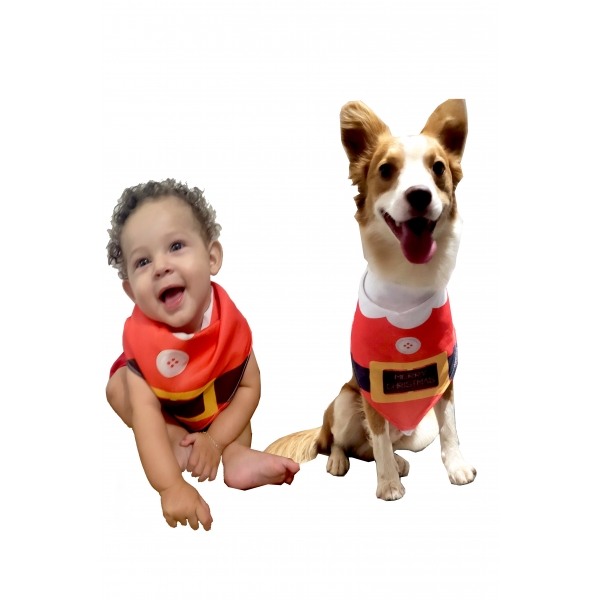 Bandana Pet ou Baby Natalina Tema 01