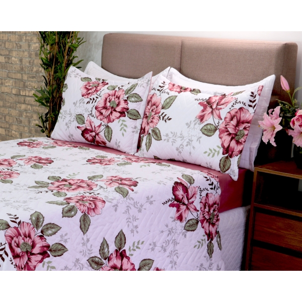 Cobreleito Bouti Garden Queen Amapola 03 peças