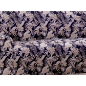 Capa de Sofá Adere Floral Preto 02 e 03 Lugares