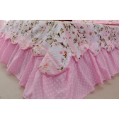 Kit Cobreleito Belize Casal Queen 05 peças Lirio
